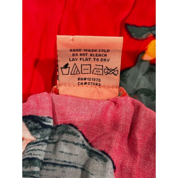 Flying Tomato Red Floral Off-Shoulder Maxi Dress Size L - Picture 8 of 8